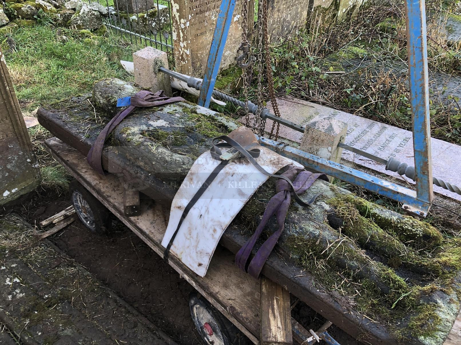 Kilkivan slabs removed for restoration