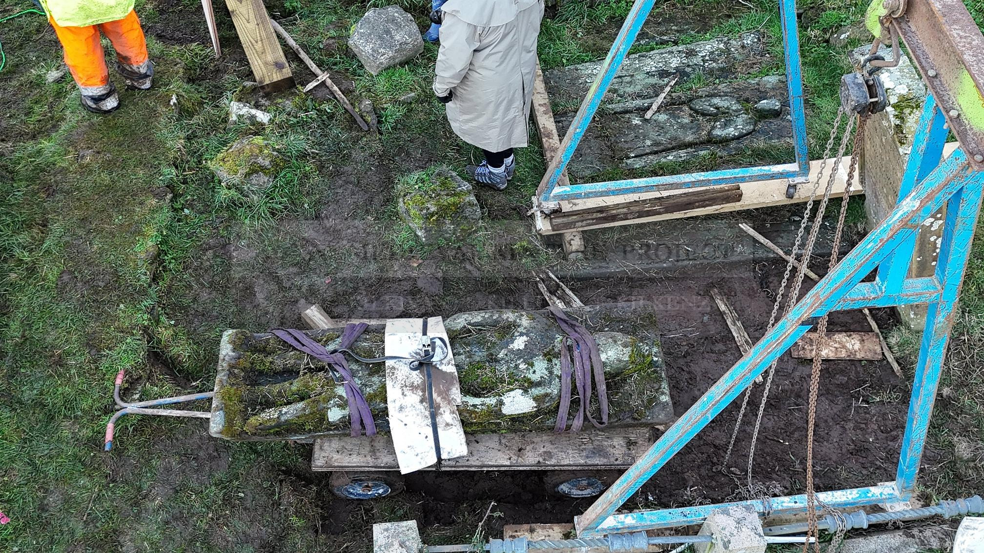 Kilkivan slabs removed for restoration